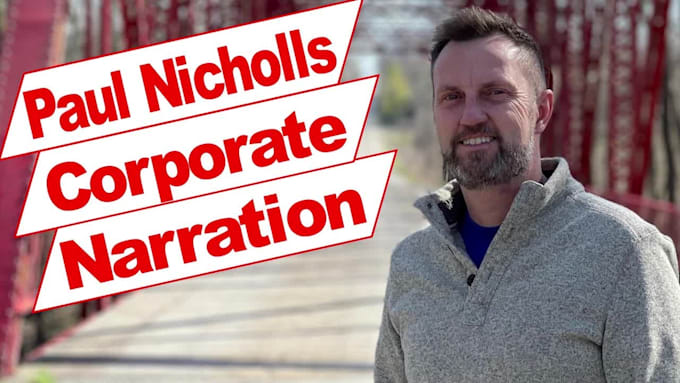 record a voice over for your corporate narration