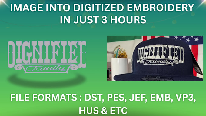digitize your logo for 3d puff embroidery