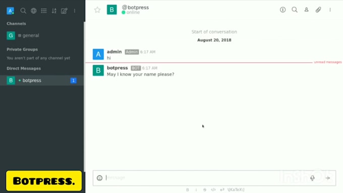 develop a custom chatbot using botpress for your business