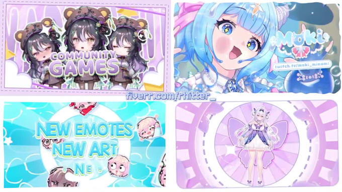 make intro, teaser, debut pv, stinger for vtuber or streamer