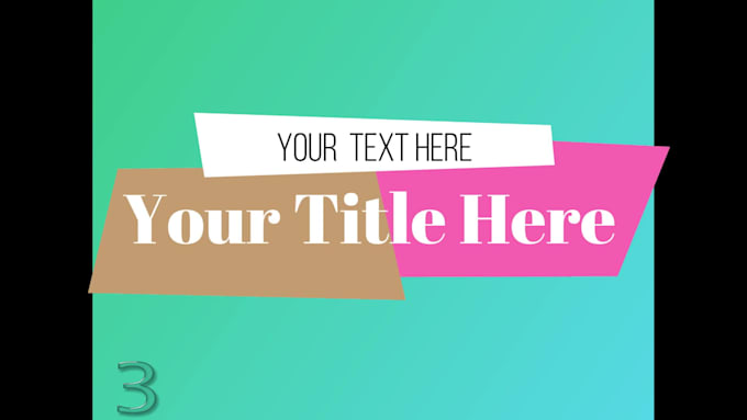 put your youtube channel name on a intro template