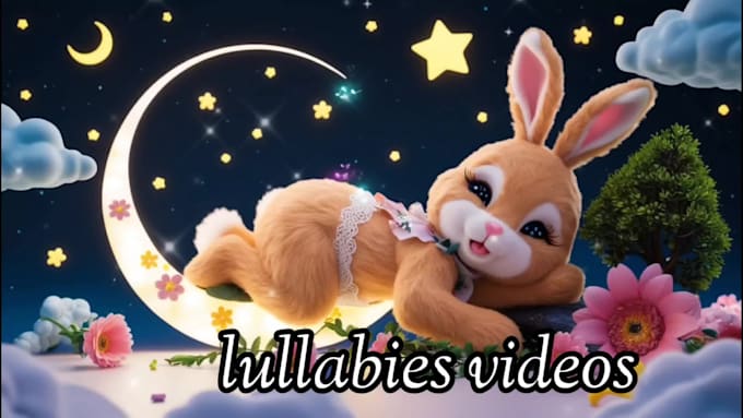 create 1 hours long lullaby videos for your channel