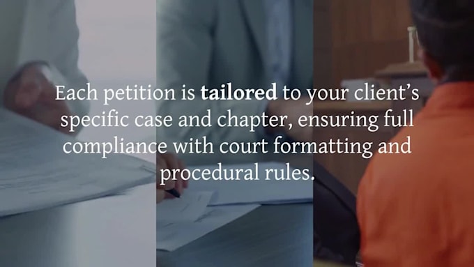 prepare bankruptcy petitions for individuals and attorneys