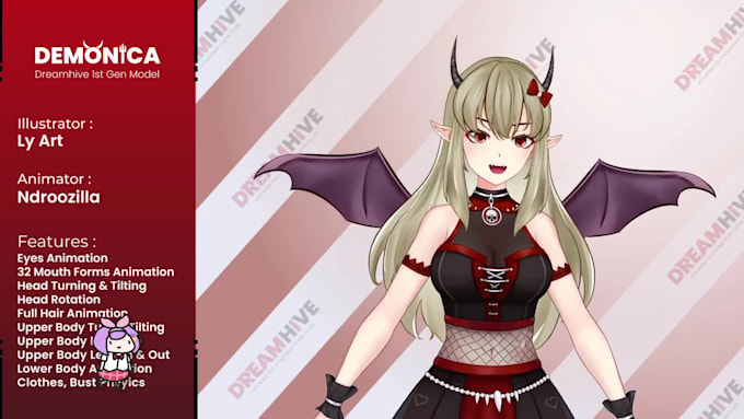 design and rig your live2d character model