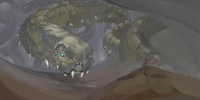 design an elite 2d concept art for your indie game