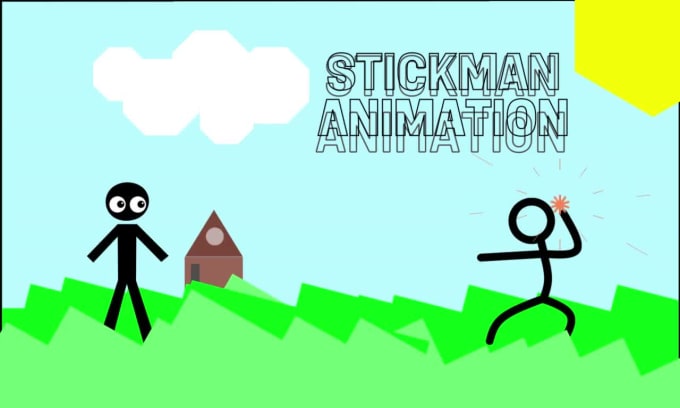 Create stick figure animation or stickman animation by Blueovl | Fiverr