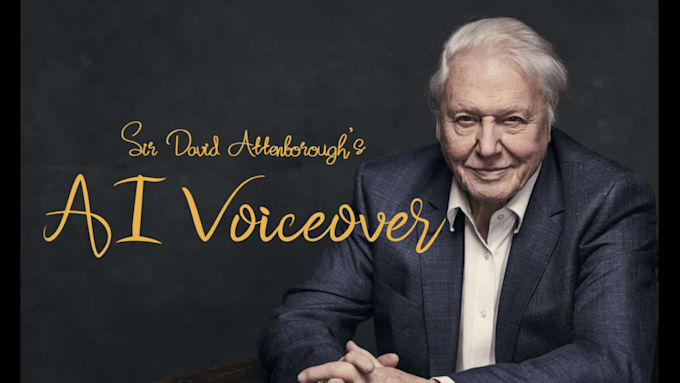 do professional sir david attenborough ai voice over