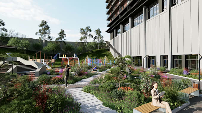 create realistic 3d landscape visualization and design
