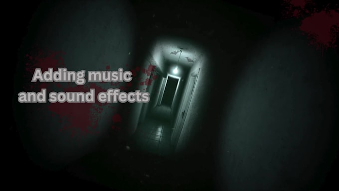 do horror video editing for youtube and facebook