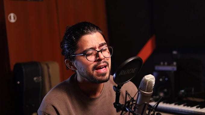 be a male singer for your musical project
