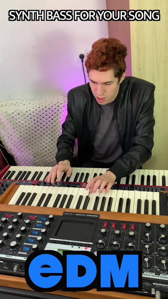 record a synth bass for your song