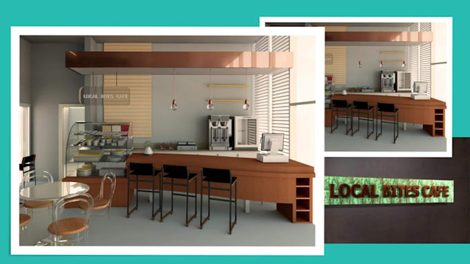 do a photorealistic or artistic 3d rendering of your project