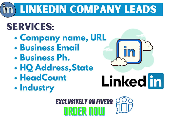 do linkedin company lead generation and company data research