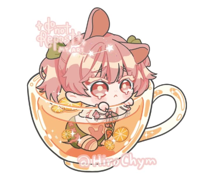 Teacup Anime Chibi Ear, Tea Cup drawing, chibi, teacup png