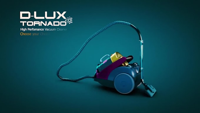 create realistic 3d product animation