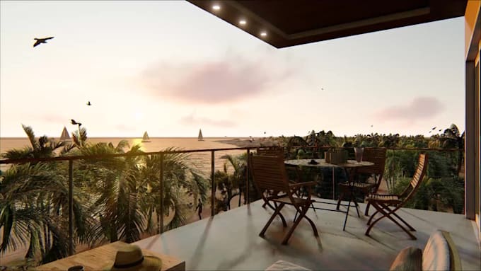 make you a high quality architecture render