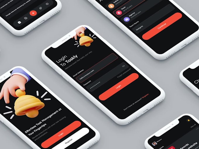 modern UI UX for mobile and web apps
