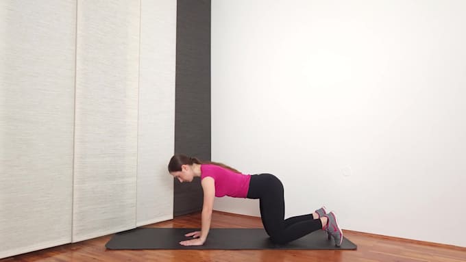 create follow along workout video