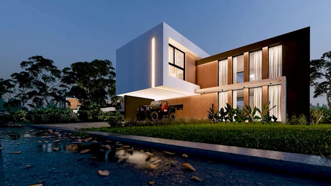 create high quality architectural render and video