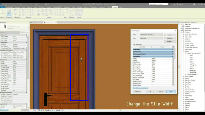 create bim parametric families up to lod 500 in revit architecture