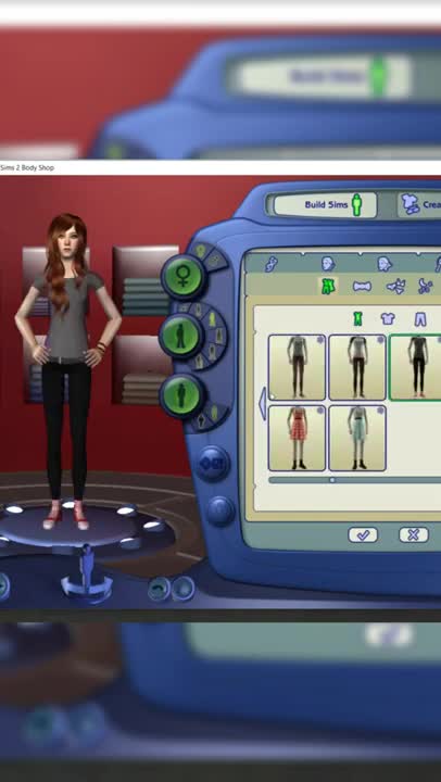 create a custom sims 2 character for you