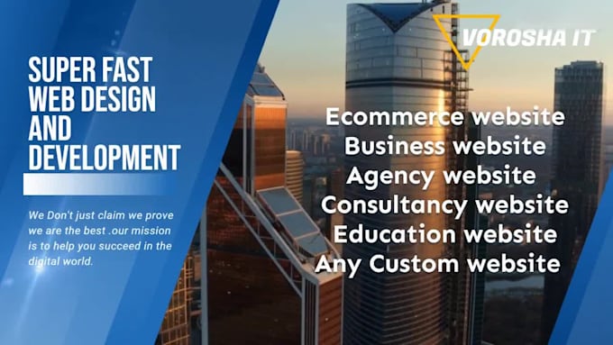 build professional web design and development