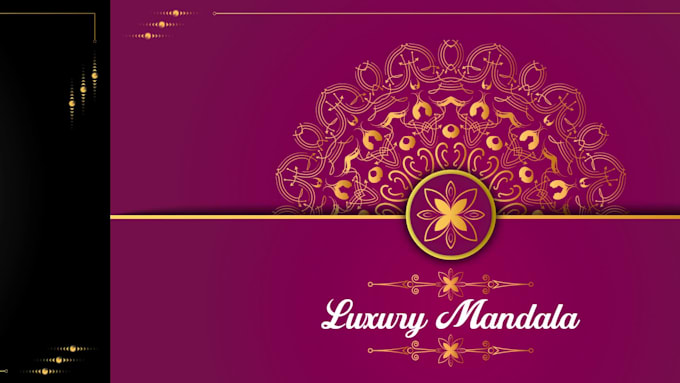 create luxury mandalas and sacred geometry mandala design
