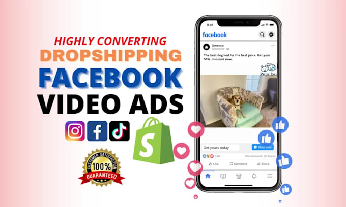 create viral dropshipping facebook video ads