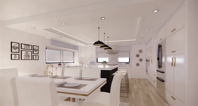 design interior and provide 3d realistic renderings