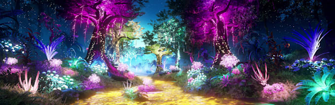 create a 3d visual arts and 3d visual wallpaper loop