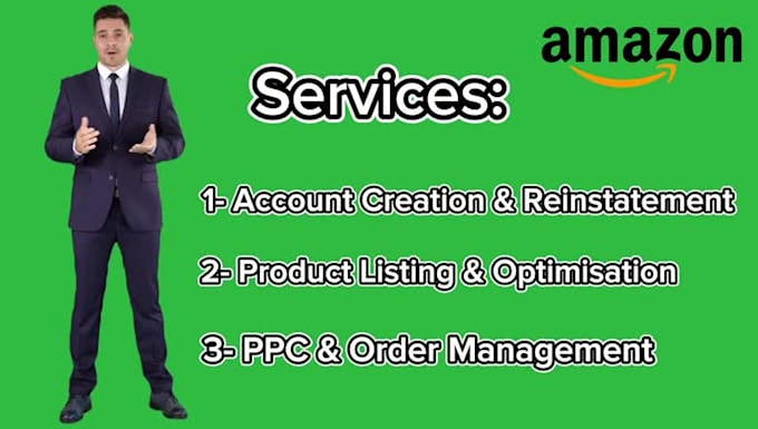 create, setup and manage amazon seller central account