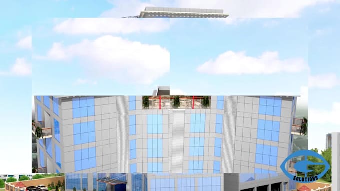 do architectural model with vray realistic rendering