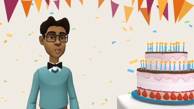 Make animated birthday wishing video by Jasilthahani | Fiverr