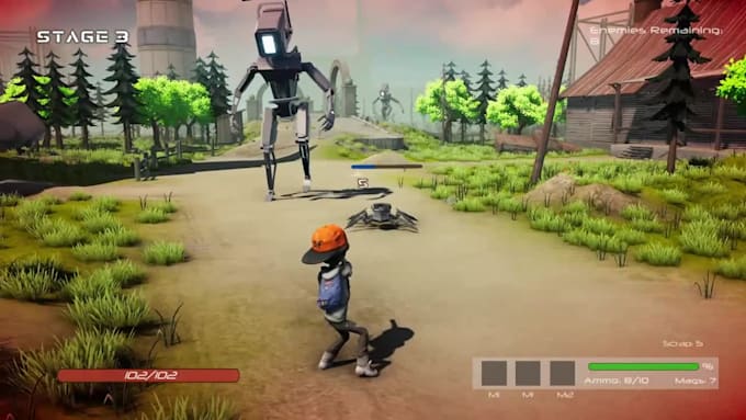 create a unity 3d game