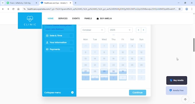build a modern dental website with appointment booking
