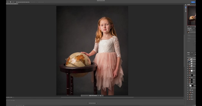 high end corporate and editorial portrait retouching, hand crafted results