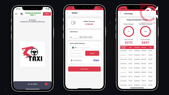 develop uber clone, indrive clone, taxi app for ride hailing