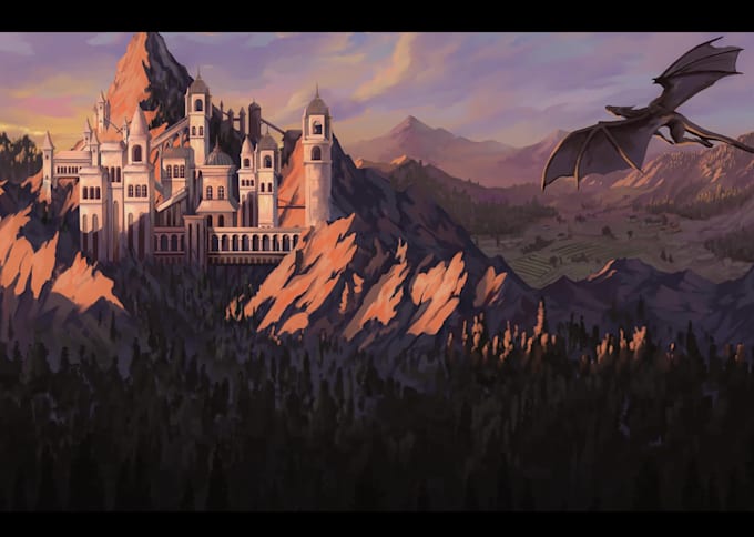 create background and landscape art for you