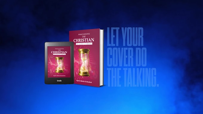 design a professional ebook and print book cover with 3d mockups