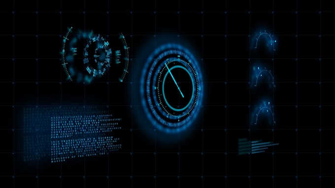 do professional 2d, 3d hud, UI animation, interface and logo animation