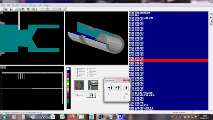 Design program cnc turning by Rifaulzamzami | Fiverr