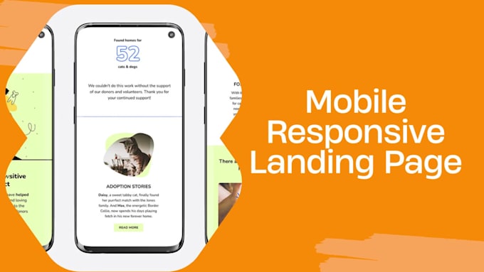 design high impact wordpress landing page, single page, one page website