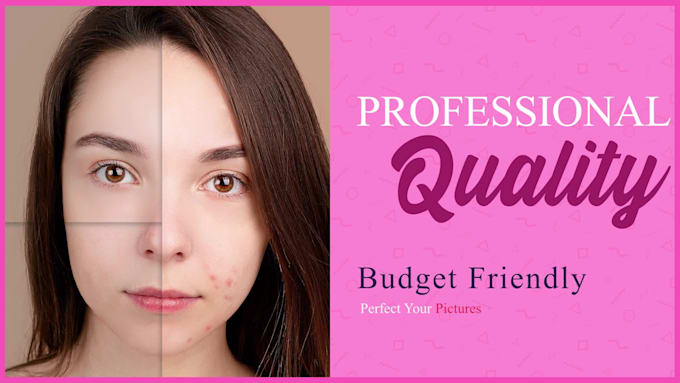 remove blemishes from any photo, professional retouch