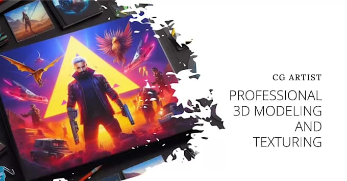 do 3d modelling and texturing