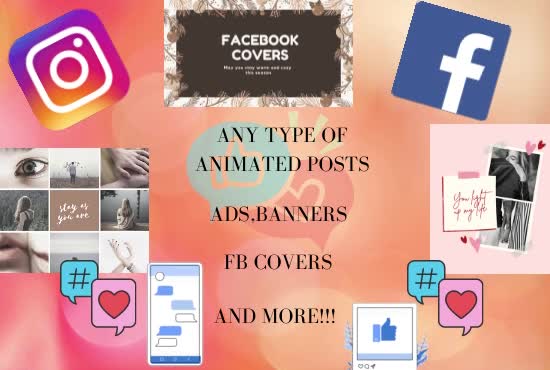 do animated posts  stories ads banners