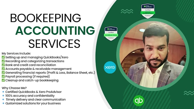 do monthly bookkeeping with quickbooks and xero