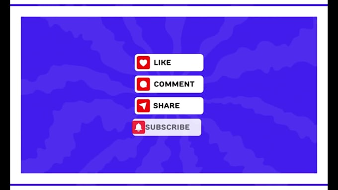 Create 4 youtube subscribe button animations by Cmstyle | Fiverr