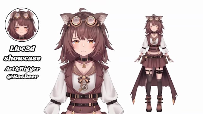 draw and rigging male or female vtuber model, 2d vtuber, 3d vtuber character