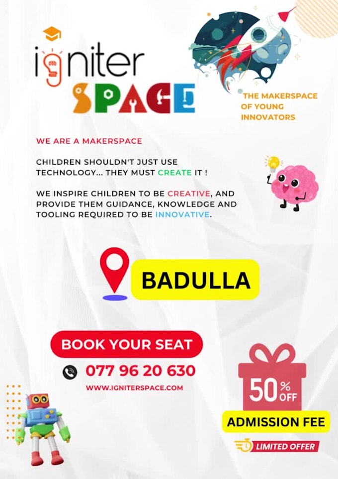 Create digital printable flyer by Manu_bear | Fiverr