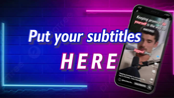 edit captivating subtitles for tiktok, ytshorts, reels